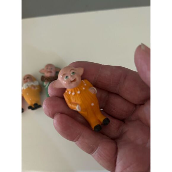 Vintage Set of 6 Disney Clay Dwarfs - Picture 8 of 12